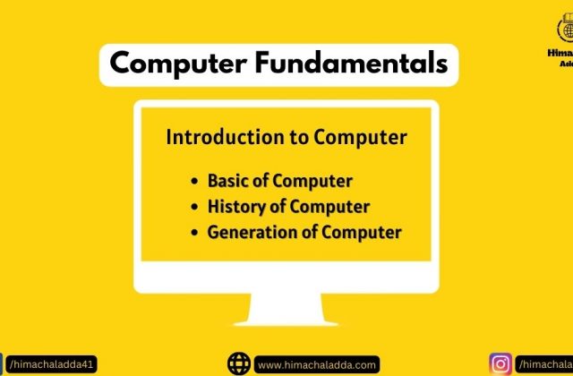 Introduction to computer