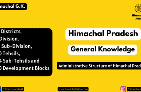 Administrative Structure of Himachal Pradesh