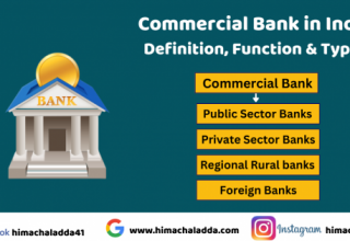 Commercial Bank in India - Definition ,Functions & Types