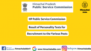 Read more about the article HPSSC Shimla Result for Various Posts – Nov 2022