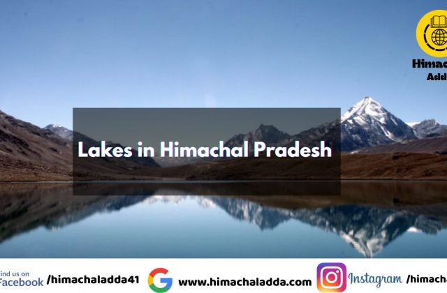 Lakes in Himachal Pradesh