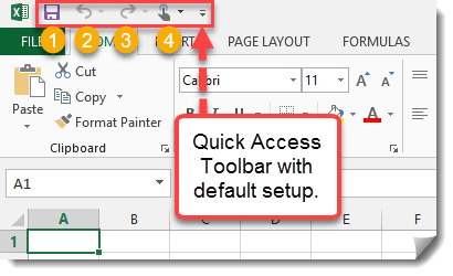 quick access toolbar-part of ms-excel window