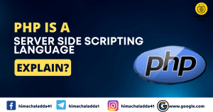 Read more about the article PHP is a server side scripting language. Explain?