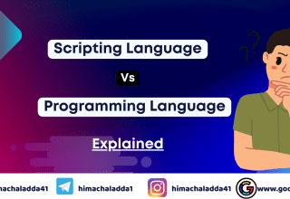 Scripting language vs. Programming language