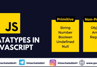 Datatypes in javascript