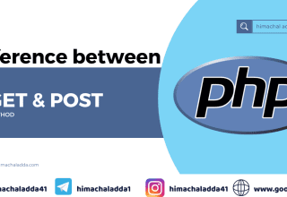 Difference between get and post methods