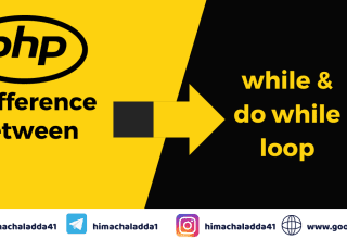 Difference between while and do while loop in PHP