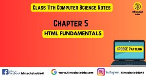 Read more about the article Ch -5 Html Fundamentals